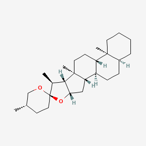 molecular formula C27H44O2 B1237340 (25S)-5β-螺甾烷 