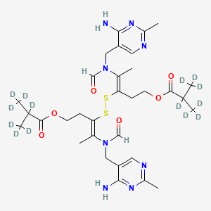 molecular formula C32H46N8O6S2 B12373410 Sulbutiamine-d14 