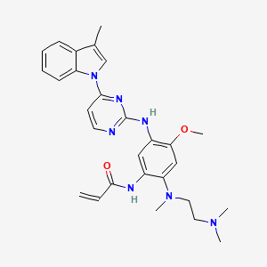 molecular formula C28H33N7O2 B12373415 Egfr-IN-87 