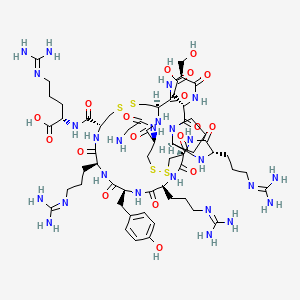 molecular formula C59H95N25O18S4 B12373423 |A-Conotoxin Rg1A 