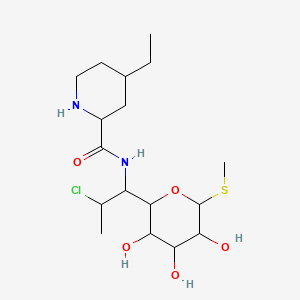 molecular formula C17H31ClN2O5S B1237343 派利霉素；派利霉素 