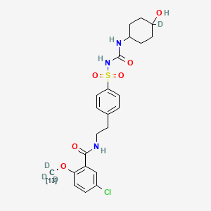 4-trans-Hydroxy glibenclamide-13C,d4