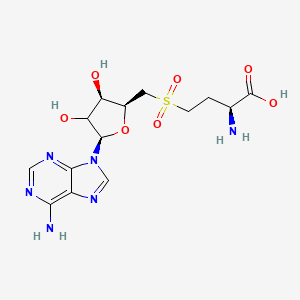 (2S)-2-amino-4-[[(2S,3R,5R)-5-(6-aminopurin-9-yl)-3,4-dihydroxyoxolan-2-yl]methylsulfonyl]butanoic acid