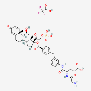 Glucocorticoid receptor agonist-1 phosphate Gly-Glu (TFA)