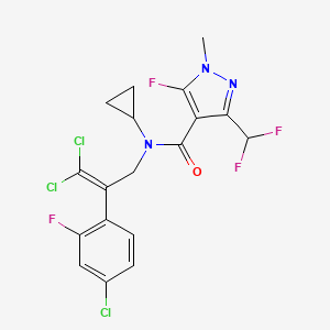 molecular formula C18H14Cl3F4N3O B12373483 Sdh-IN-8 