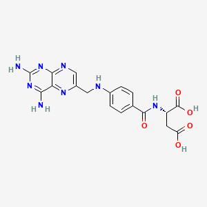 molecular formula C18H18N8O5 B12373519 4-Aminopteroylaspartic acid 