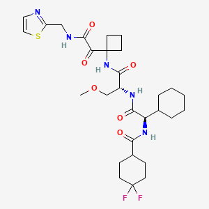 molecular formula C29H41F2N5O6S B12373532 SARS-CoV-2 Mpro-IN-13 