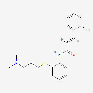 2-Chloro-2'-(3-(dimethylamino)propyl)thiocinnamanilide hydrochloride