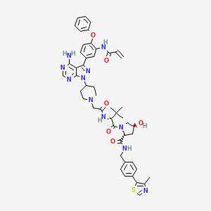 molecular formula C49H55N11O6S B12373552 PROTAC Her3 Degrader-8 