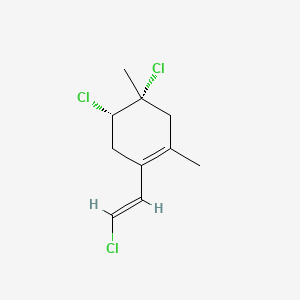 molecular formula C10H13Cl3 B1237356 普洛克烯 B CAS No. 58207-70-8