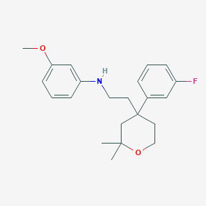 molecular formula C22H28FNO2 B12373575 Icmt-IN-28 