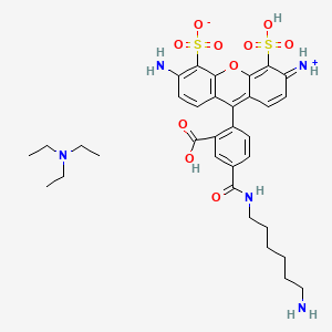 molecular formula C33H43N5O10S2 B12373632 AF488 amine 