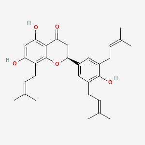 molecular formula C30H36O5 B12373633 5-Hydroxysophoranone 