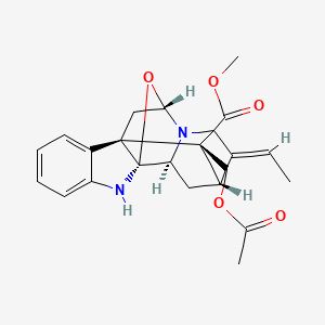 methyl (1R,9S,11S,14E,15S,17S,19R)-19-(acetyloxymethyl)-14-ethylidene-18-oxa-2,12-diazahexacyclo[9.6.1.19,15.01,9.03,8.012,17]nonadeca-3,5,7-triene-19-carboxylate