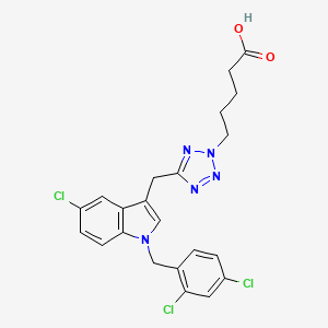 molecular formula C22H20Cl3N5O2 B12373671 cPLA2|A-IN-2 