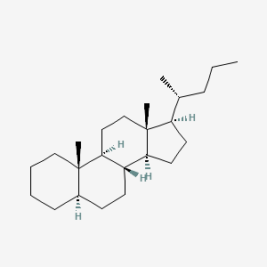 molecular formula C24H42 B1237370 5α-胆烷 