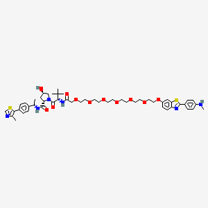 molecular formula C51H68N6O11S2 B12373700 PROTAC |A-synuclein degrader 3 