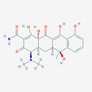 molecular formula C22H24N2O8 B12373813 4-epi-Tetracycline-d6 