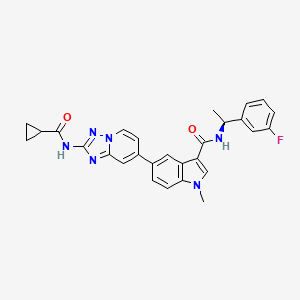 molecular formula C28H25FN6O2 B12373816 Ripk1-IN-19 