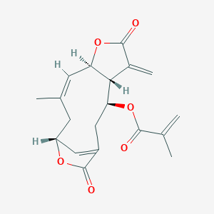 [(3S,4R,8R,9Z,12R)-10-Methyl-5-methylidene-6,14-dioxo-7,13-dioxatricyclo[10.2.1.04,8]pentadeca-1(15),9-dien-3-yl] 2-methylprop-2-enoate