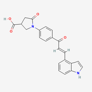 molecular formula C22H18N2O4 B12373894 SARS-CoV-2-IN-65 