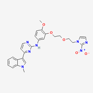 molecular formula C27H27N7O5 B12373920 Antiproliferative agent-34 