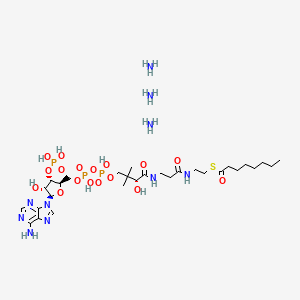 Octanoyl coenzyme A (triammonium)