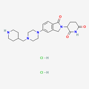 Lenalidomide 5'-piperazine-4-methylpiperidine (hydrochloride)