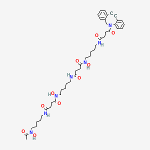 molecular formula C44H61N7O10 B12373964 Deferoxamine-DBCO 