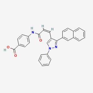 molecular formula C29H21N3O3 B12373969 Bcl-2-IN-17 