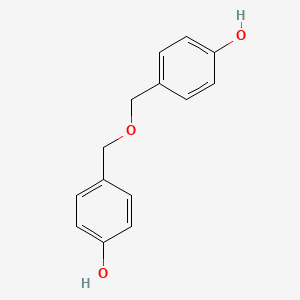 molecular formula C14H14O3 B1237399 Bis-(4-hydroxybenzyl)ether CAS No. 76890-93-2