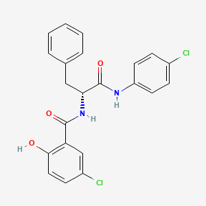 molecular formula C22H18Cl2N2O3 B12374016 Autophagy-IN-3 