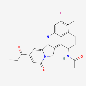 molecular formula C24H22FN3O3 B12374023 Exatecan analog 36 