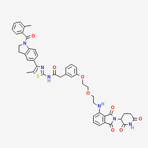 molecular formula C45H42N6O8S B12374030 Nrf2 degrader 1 