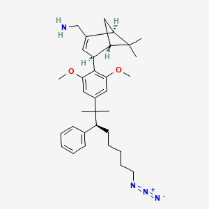 molecular formula C33H46N4O2 B12374044 CB2 receptor antagonist 3 