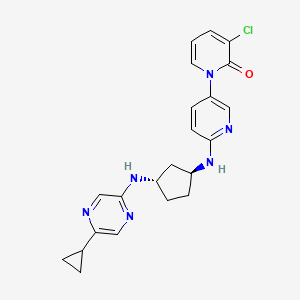 molecular formula C22H23ClN6O B12374055 Pcsk9-IN-27 