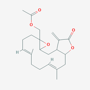 molecular formula C22H30O5 B1237406 Lobolide CAS No. 64180-71-8