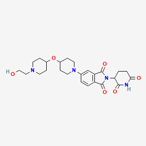 molecular formula C25H32N4O6 B12374063 E3 Ligase Ligand-linker Conjugate 56 