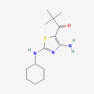 molecular formula C14H23N3OS B12374071 Antitrypanosomal agent 14 