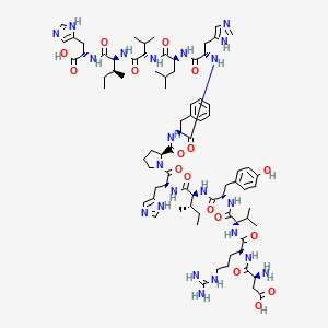 molecular formula C79H116N22O17 B12374091 Angiotensinogen (1-13) (human) 