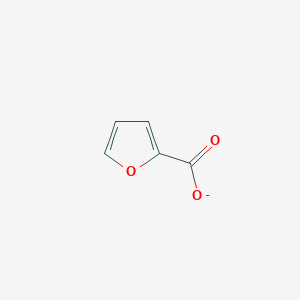 molecular formula C5H3O3- B1237412 2-呋喃酸酯 