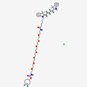 molecular formula C57H85ClN4O10 B12374124 Cy5-PEG7-TCO4 