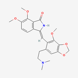 molecular formula C23H26N2O6 B1237417 那可丁酰亚胺 CAS No. 38952-67-9