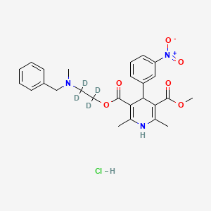 molecular formula C26H30ClN3O6 B12374181 Nicardipine-d4 (hydrochloride) 