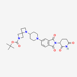 molecular formula C28H35N5O6 B12374214 E3 Ligase Ligand-linker Conjugate 8 