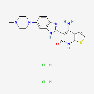 molecular formula C19H22Cl2N6OS B12374221 HPK1-IN-2 (dihydrochloride) 