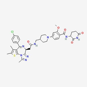 molecular formula C38H41ClN8O5S B12374235 PROTAC BRD4 Degrader-22 