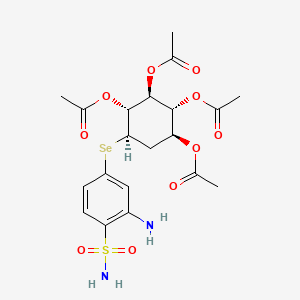 molecular formula C20H26N2O10SSe B12374260 Glut1-IN-3 