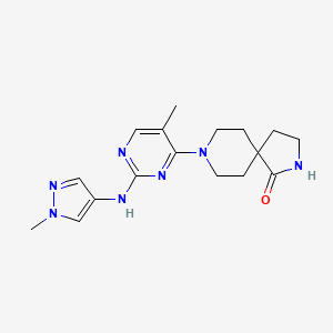 molecular formula C17H23N7O B12374281 Jak1/tyk2-IN-4 