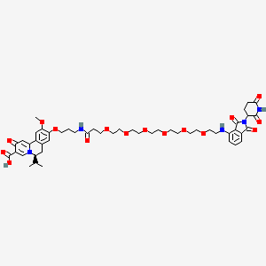 molecular formula C49H63N5O16 B12374282 PROTAC PAPD5 degrader 1 